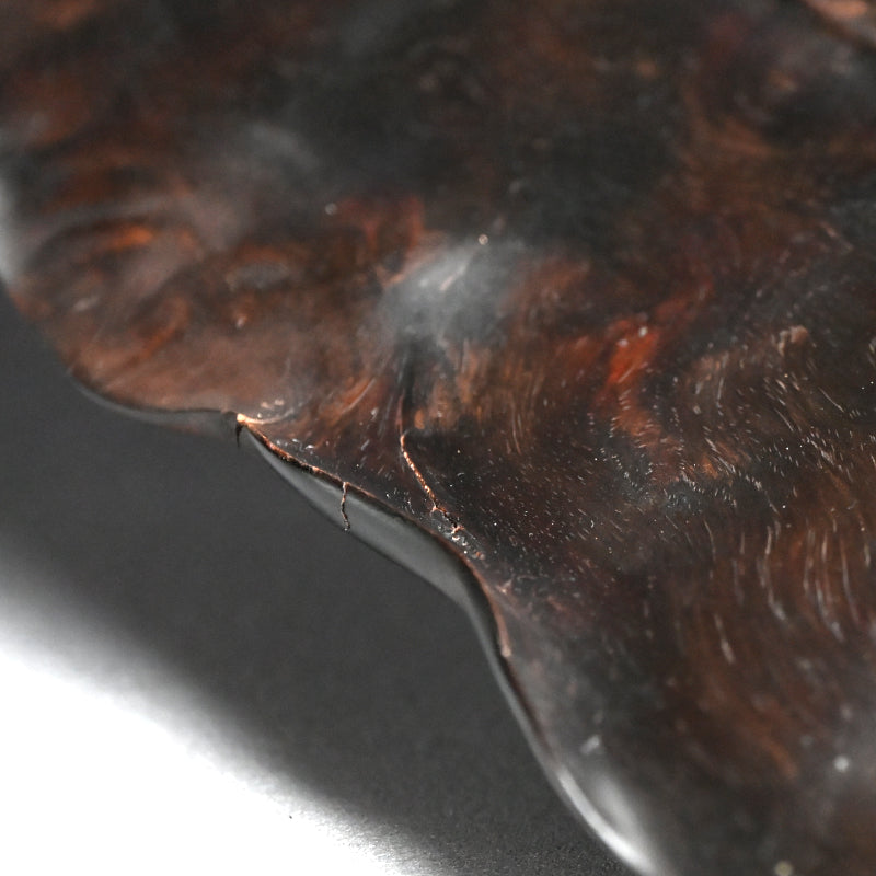 Carved Wood Leaf Tray from Himeji Castle Pine Trees