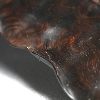 Carved Wood Leaf Tray from Himeji Castle Pine Trees