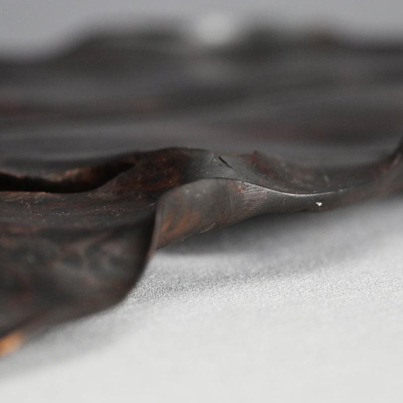 Carved Wood Leaf Tray from Himeji Castle Pine Trees
