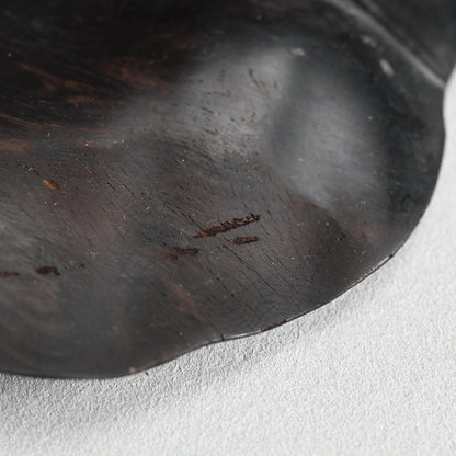 Carved Wood Leaf Tray from Himeji Castle Pine Trees