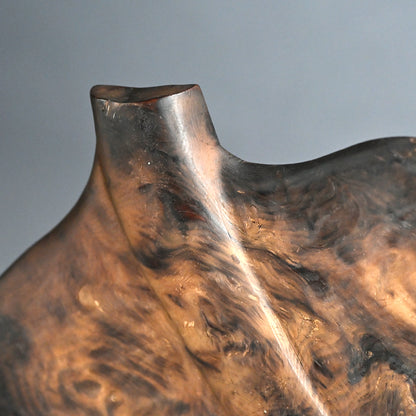 Carved Wood Leaf Tray from Himeji Castle Pine Trees