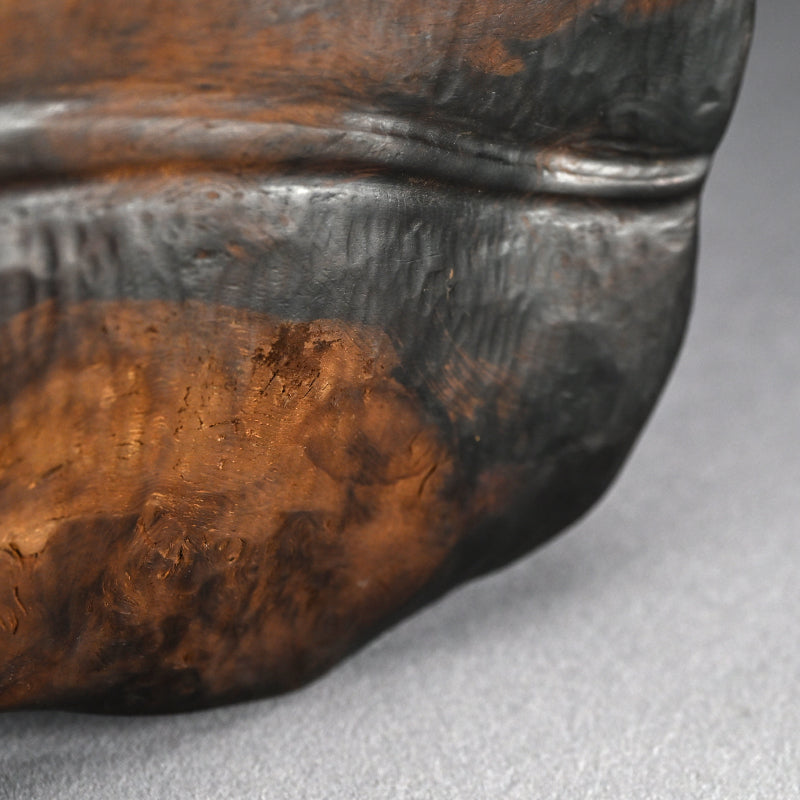 Carved Wood Leaf Tray from Himeji Castle Pine Trees