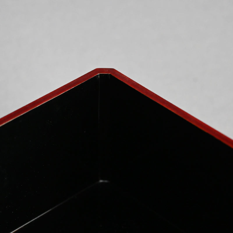 Unusual Lacquered Wood Suzuri-bako Writing Cabinet ー藤井 伊三吉 “日月雲杢硯箱”