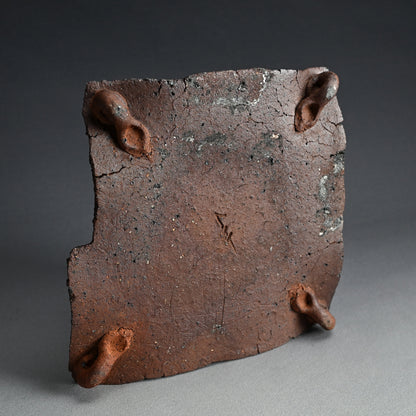 Dynamic Karatsu Slab Platter ー中川 自然坊 “朝鮮唐津 皿”