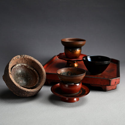 Momoyama period Lacquer Tenmoku Dai