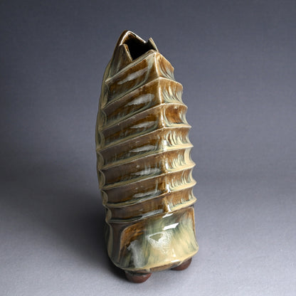 Contemporary Takatori Pottery Vase ー末吉 宏光 “高取焼 花入”