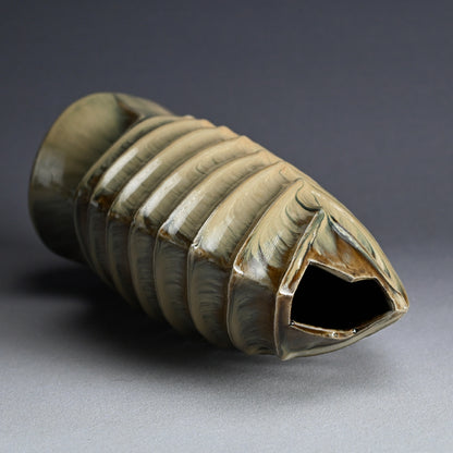 Contemporary Takatori Pottery Vase ー末吉 宏光 “高取焼 花入”