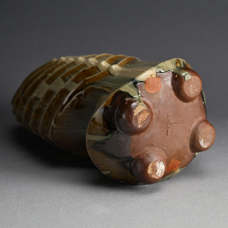 Contemporary Takatori Pottery Vase ー末吉 宏光 “高取焼 花入”