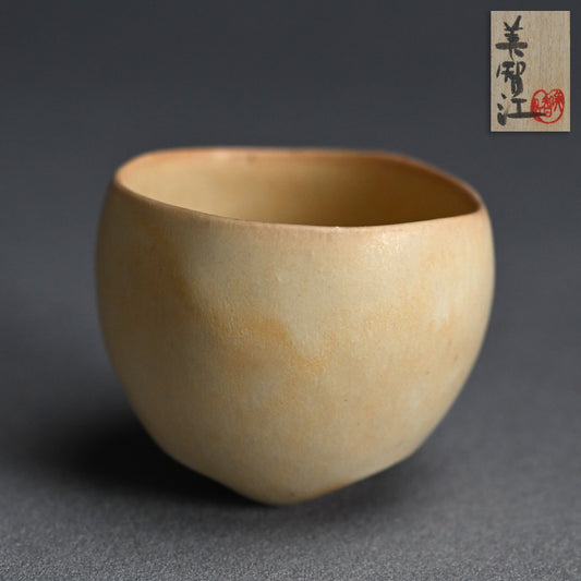 Yellow Glazed Sake Cup ー山口 美智江 "酒盃"