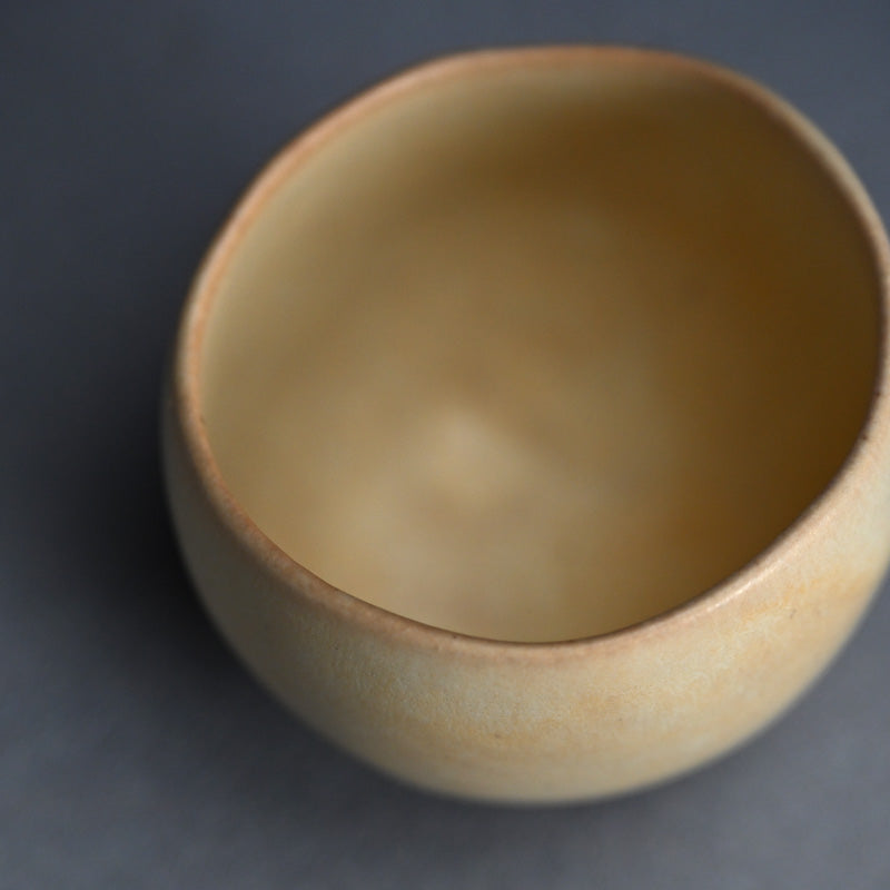 Yellow Glazed Sake Cup ー山口 美智江 "酒盃"