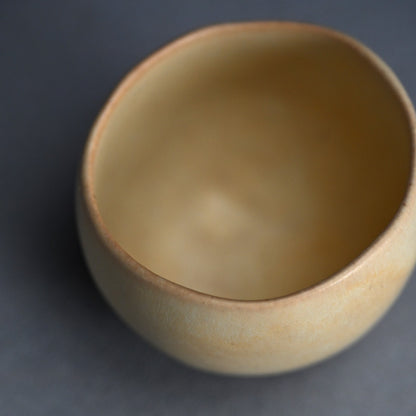 Yellow Glazed Sake Cup ー山口 美智江 "酒盃"