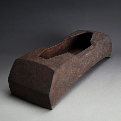 Rare Form Based Ceramic Basin ー和田 守卑良 “雲花文器”