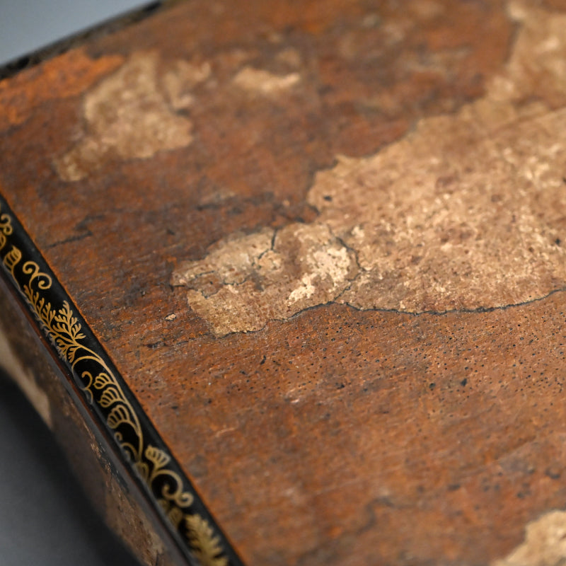 Antique Japanese Lacquer Box Scholar Art Momoyama