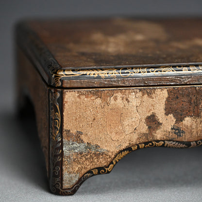 Antique Japanese Lacquer Box Scholar Art Momoyama