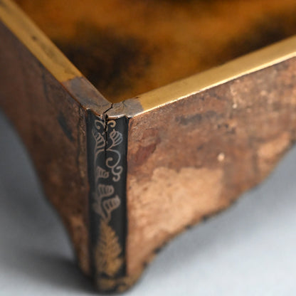 Antique Japanese Lacquer Box Scholar Art Momoyama