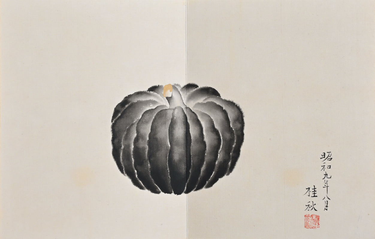 Antique Japanese Nihonga Gacho Painting Album, 1934