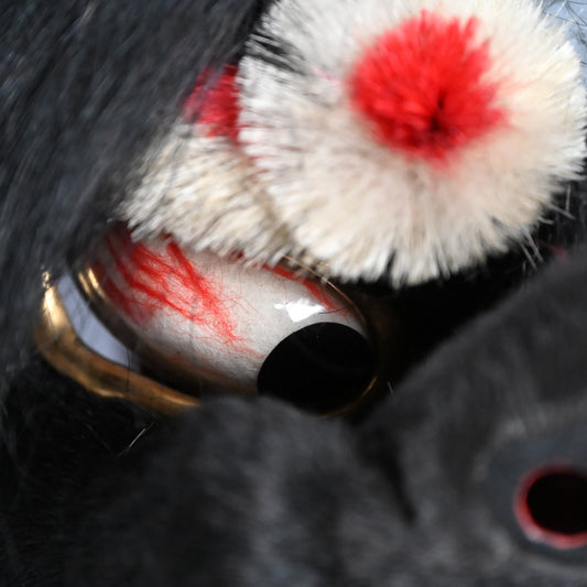 Antique Ainu Shishimai Bear Dance Mask