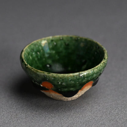 Contemporary Oribe Guinomi ー加古 勝己 “ 織部ぐい呑”