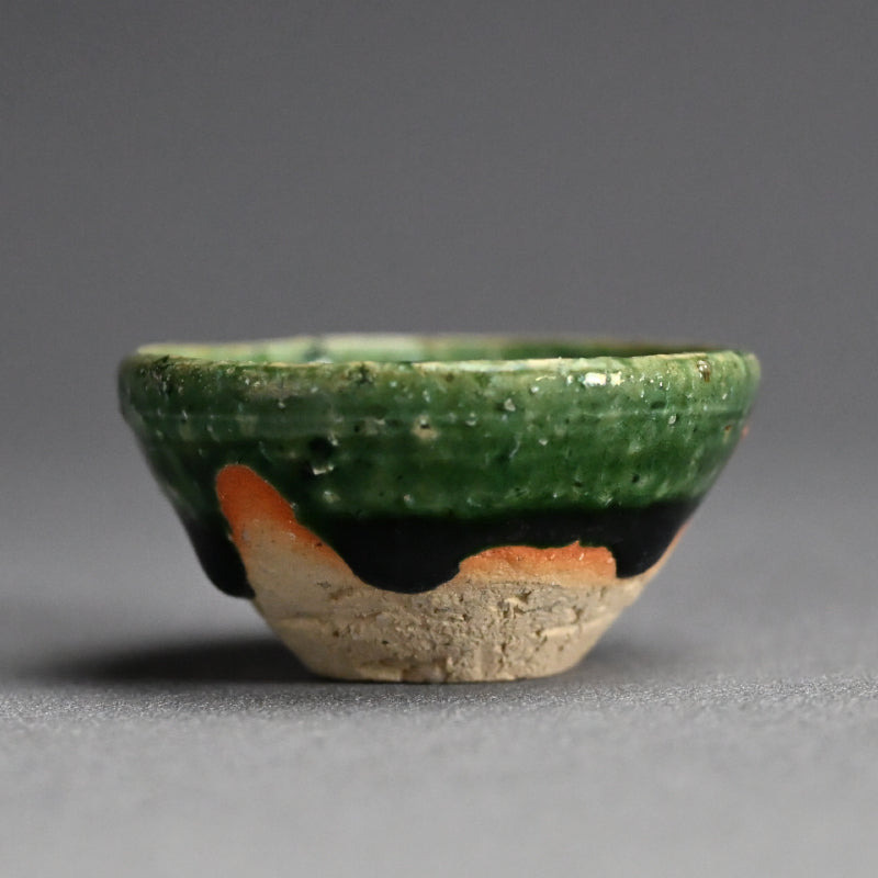 Contemporary Oribe Guinomi ー加古 勝己 “ 織部ぐい呑”