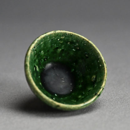 Contemporary Oribe Guinomi ー加古 勝己 “ 織部ぐい呑”