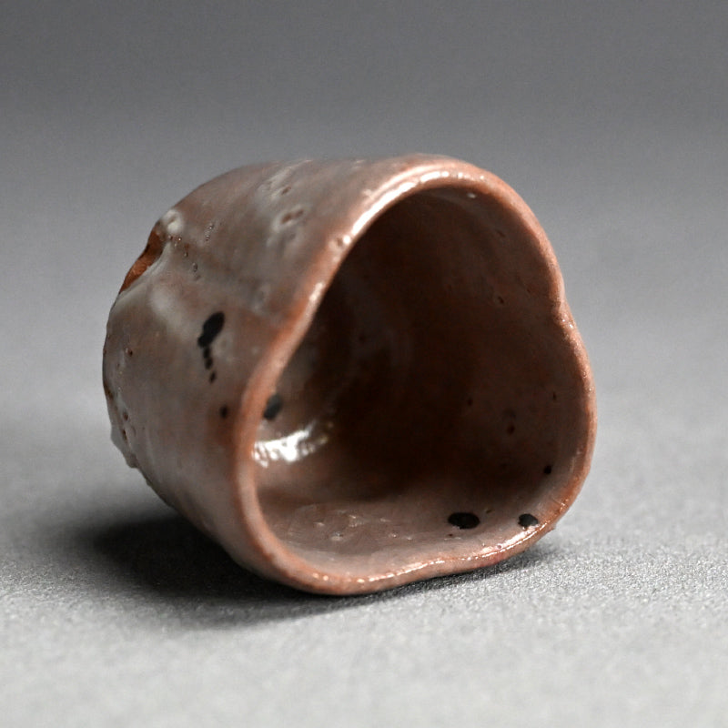 Ash Glazed Guinomi ー加古 勝己 “ 灰釉ぐい呑”