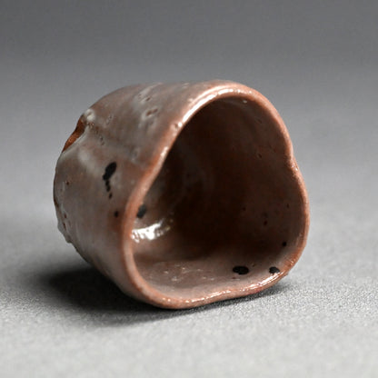 Ash Glazed Guinomi ー加古 勝己 “ 灰釉ぐい呑”