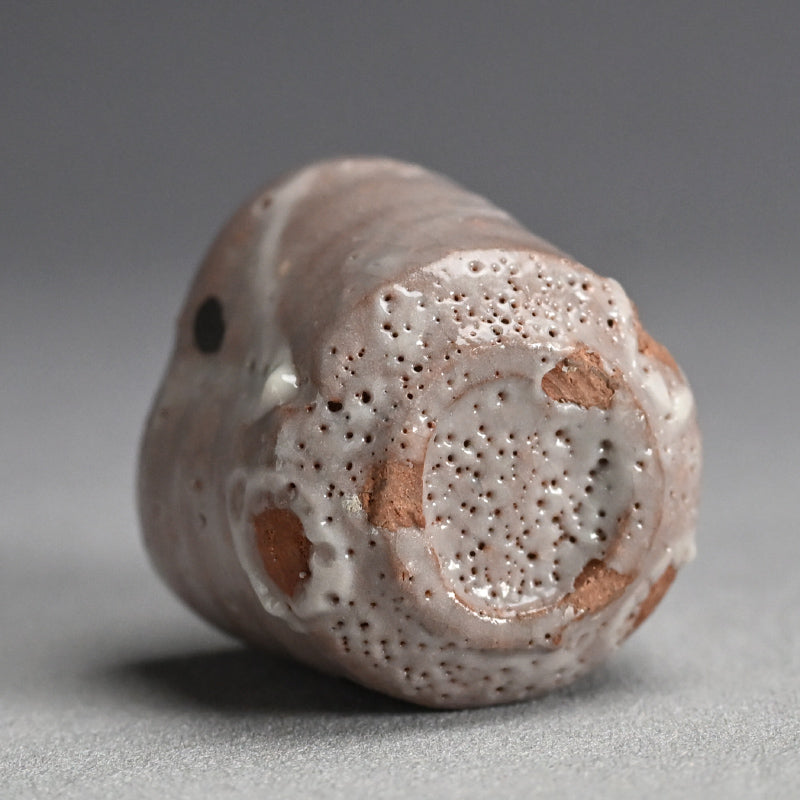 Ash Glazed Guinomi ー加古 勝己 “ 灰釉ぐい呑”