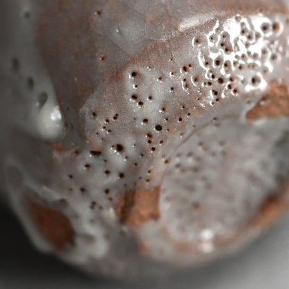 Ash Glazed Guinomi ー加古 勝己 “ 灰釉ぐい呑”