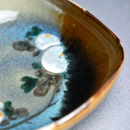 10 pc. Set of Floral Plates by Wazen ー十二代 永楽 善五郎 “向付 十個“