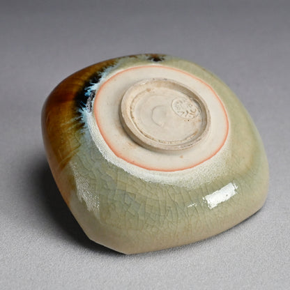 10 pc. Set of Floral Plates by Wazen ー十二代 永楽 善五郎 “向付 十個“