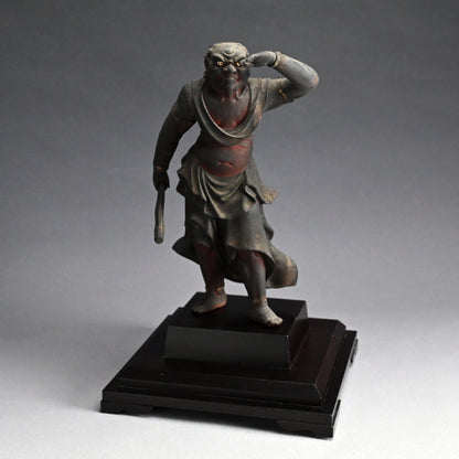 Refined Edo p. Buddhist Carving, Seitakadoji