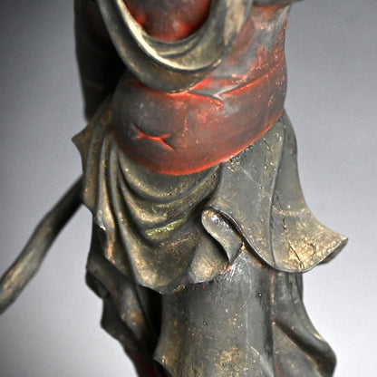 Refined Edo p. Buddhist Carving, Seitakadoji