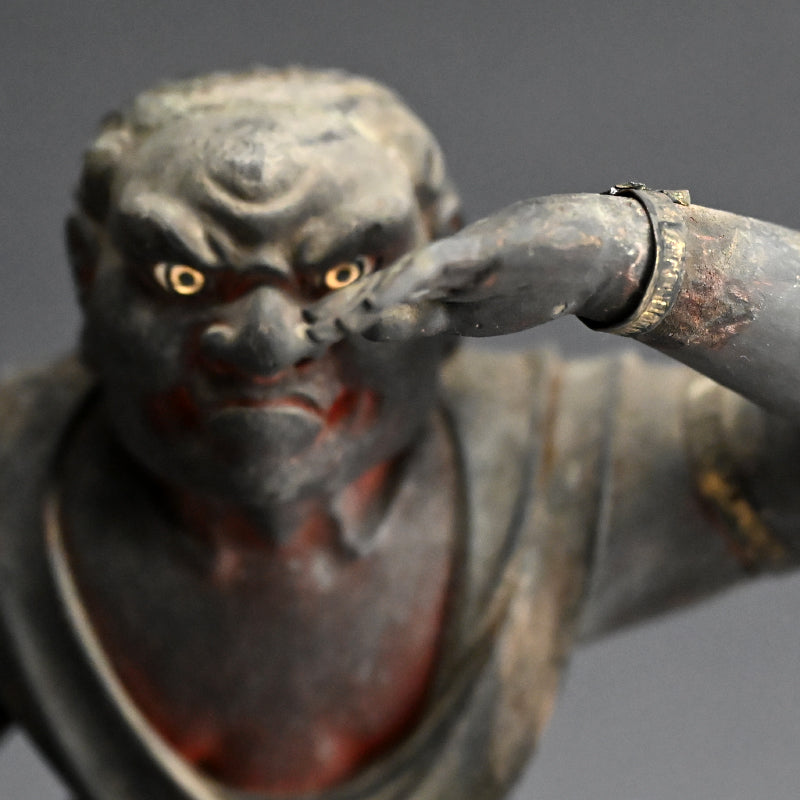 Refined Edo p. Buddhist Carving, Seitakadoji