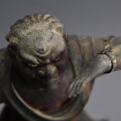 Refined Edo p. Buddhist Carving, Seitakadoji