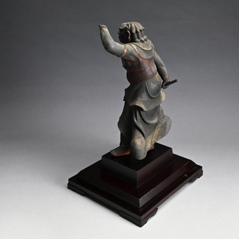 Refined Edo p. Buddhist Carving, Seitakadoji