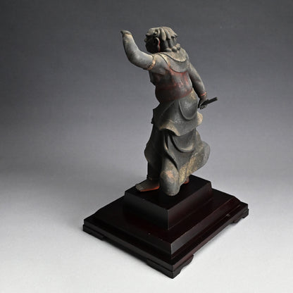Refined Edo p. Buddhist Carving, Seitakadoji