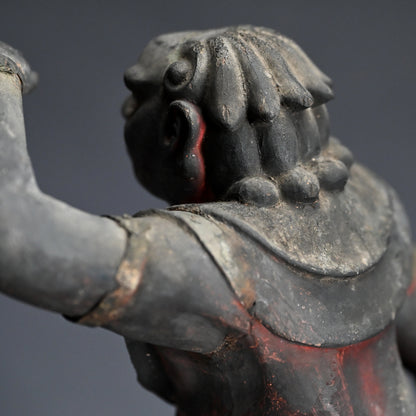Refined Edo p. Buddhist Carving, Seitakadoji