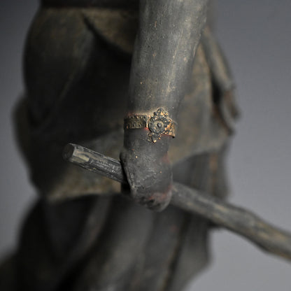 Refined Edo p. Buddhist Carving, Seitakadoji