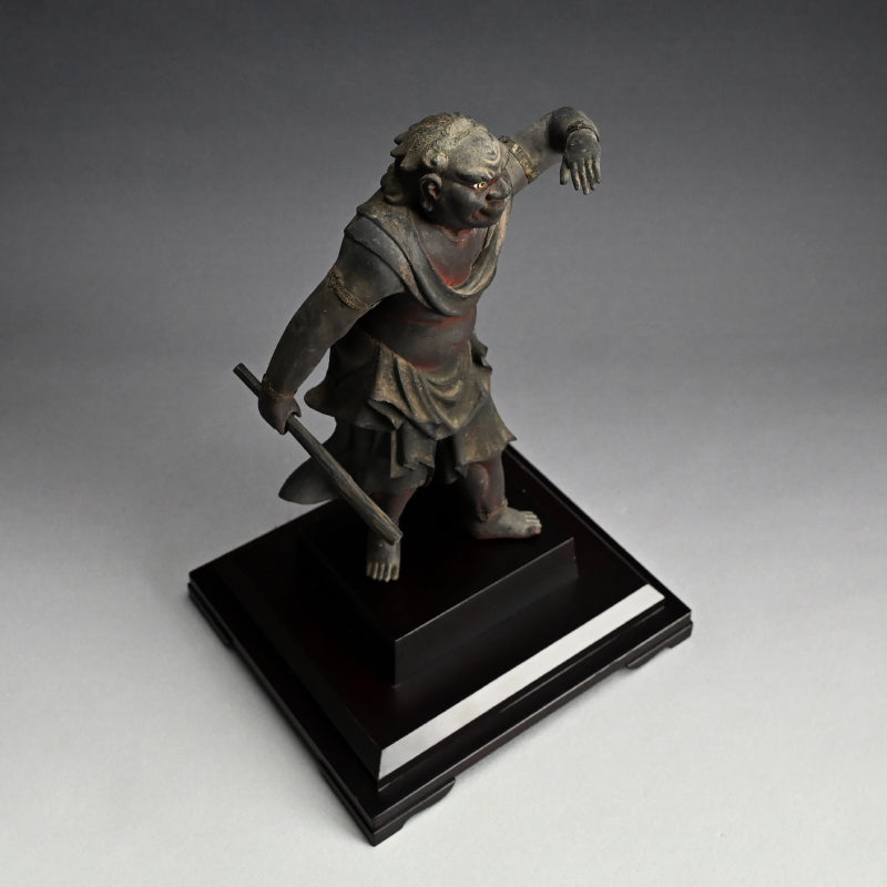 Refined Edo p. Buddhist Carving, Seitakadoji