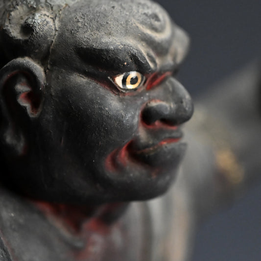 Refined Edo p. Buddhist Carving, Seitakadoji