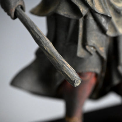 Refined Edo p. Buddhist Carving, Seitakadoji