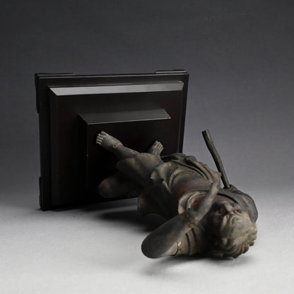 Refined Edo p. Buddhist Carving, Seitakadoji