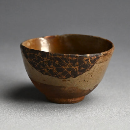 Momoyama p. Karatsu Chawan w/ Lacquer Repair