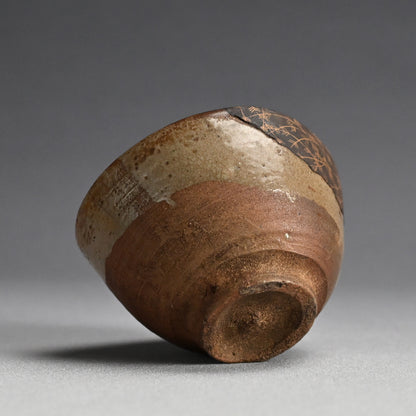 Momoyama p. Karatsu Chawan w/ Lacquer Repair