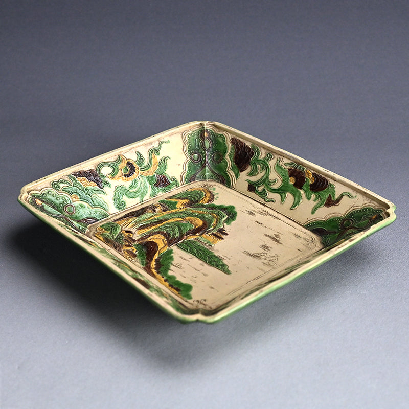 Superb Edo period Gennai Yaki Platter