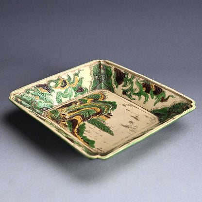 Superb Edo period Gennai Yaki Platter