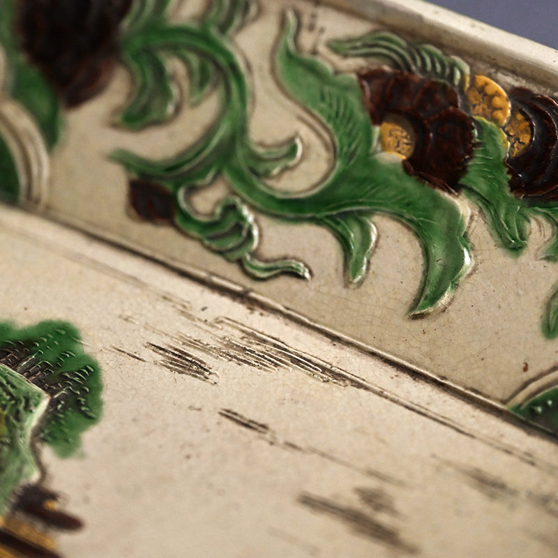 Superb Edo period Gennai Yaki Platter
