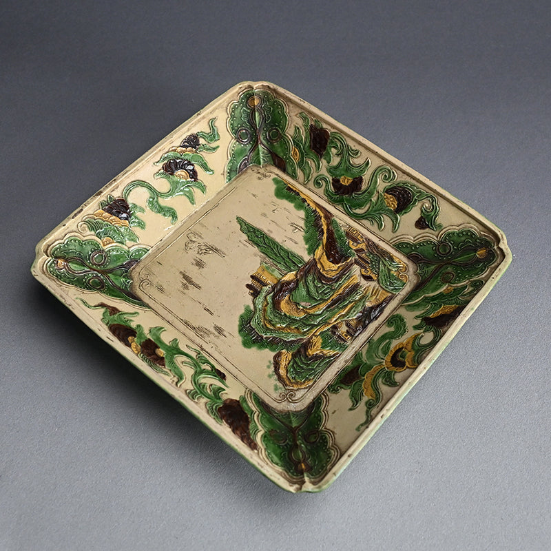 Superb Edo period Gennai Yaki Platter
