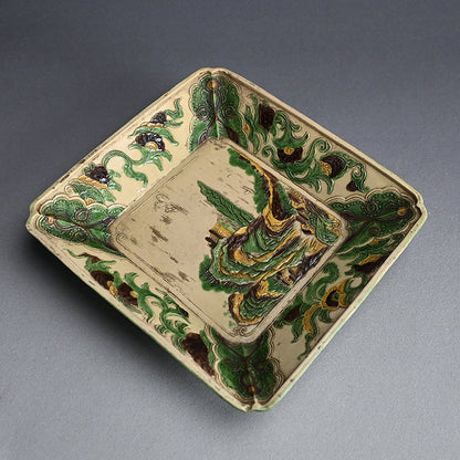 Superb Edo period Gennai Yaki Platter