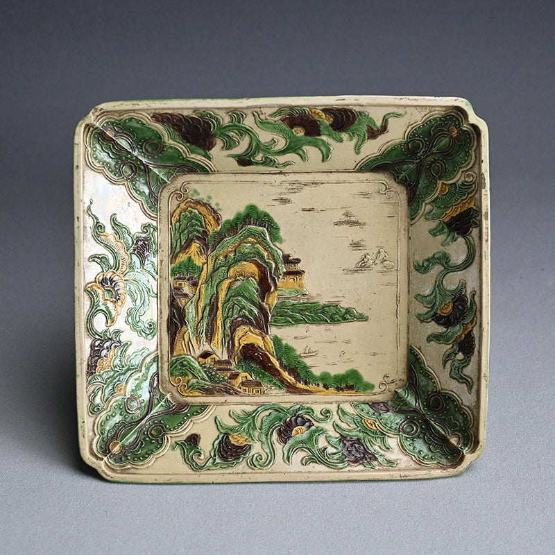 Superb Edo period Gennai Yaki Platter